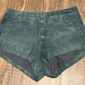 Free people suede shorts
